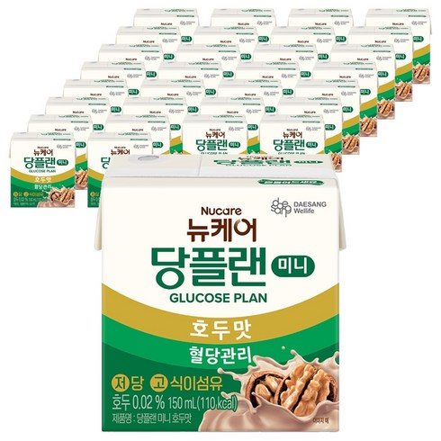 뉴케어 당플랜 미니 호두맛, 150ml, 48개