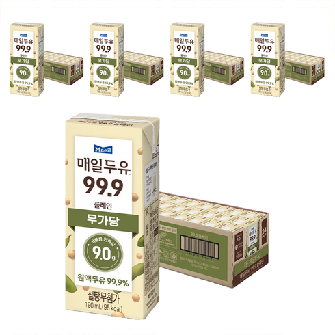 매일두유 99.9 플레인, 190ml, 120개
