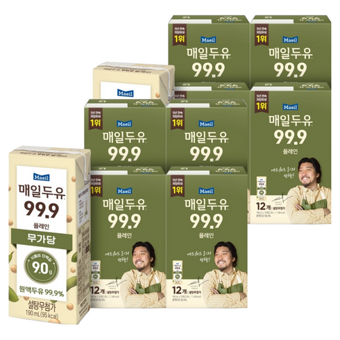 매일두유 99.9 플레인, 190ml, 96개
