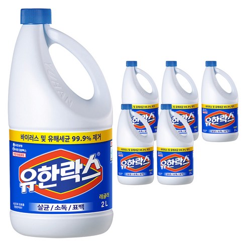 유한락스 레귤러, 2L, 6개