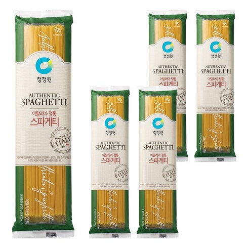 청정원 스파게티, 500g, 5개