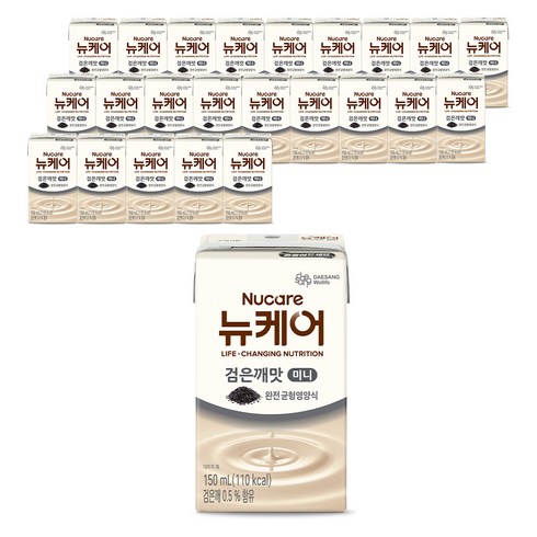 뉴케어 검은깨맛 미니 완전균형영양식, 150ml, 24개