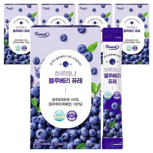 퍼니트 하루하나 블루베리 퓨레, 20g, 70개
