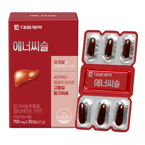 에너씨슬 밀크시슬, 30정, 1개