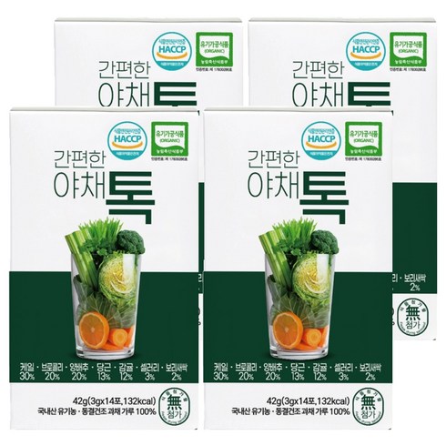 산마을 간편한 야채톡 14p, 42g, 4개