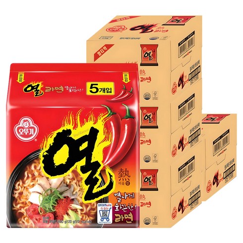 오뚜기 열라면 120g, 160개