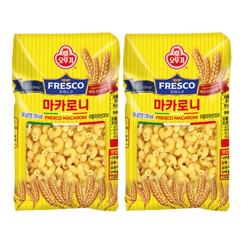 오뚜기프레스코 마카로니, 500g, 2개