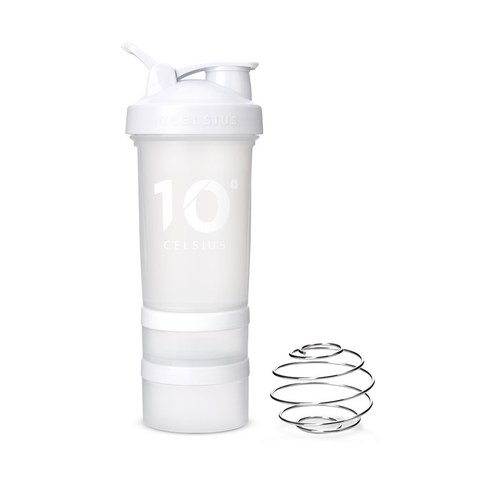 10도씨 블렌딩 쉐이커 보틀 + 블랜더볼, 화이트, 450ml, 1개