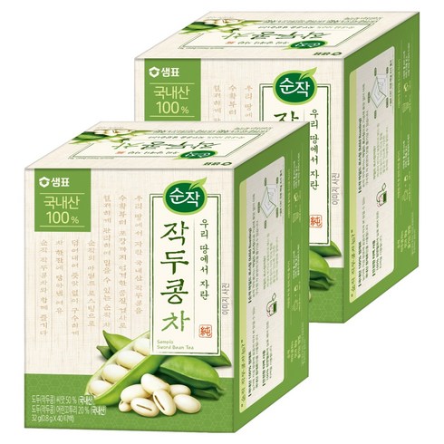 순작 작두콩차, 800mg, 40개입, 2개