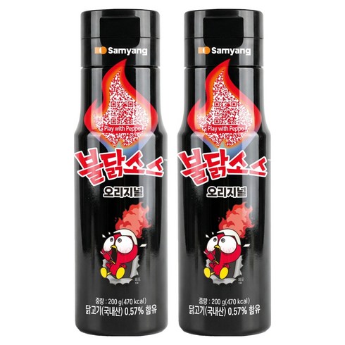 삼양 불닭소스, 200g, 2개
