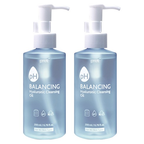 프레티 약산성 히알루로닉 클렌징오일, 200ml, 2개