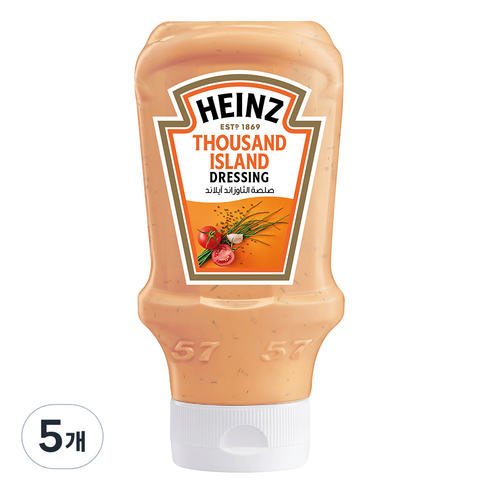 하인즈 사우전드 아일랜드 드레싱, 428g, 5개
