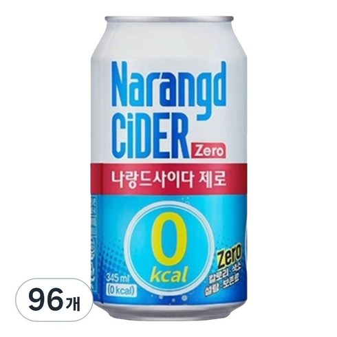 나랑드사이다 제로, 345ml, 96개
