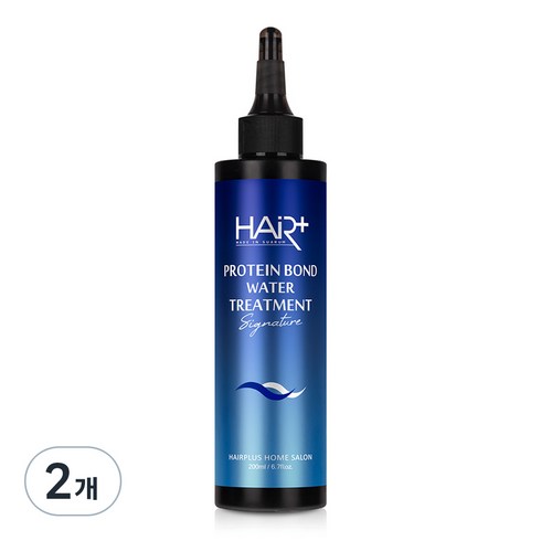 헤어플러스 단백질 본드 워터 트리트먼트, 200ml, 2개