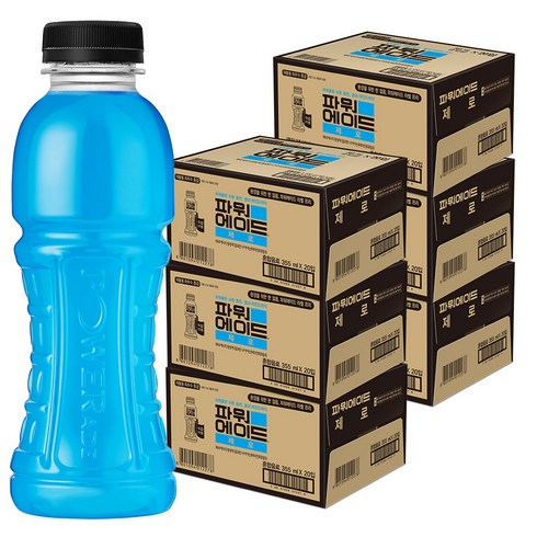 파워에이드 제로 무라벨, 355ml, 120개