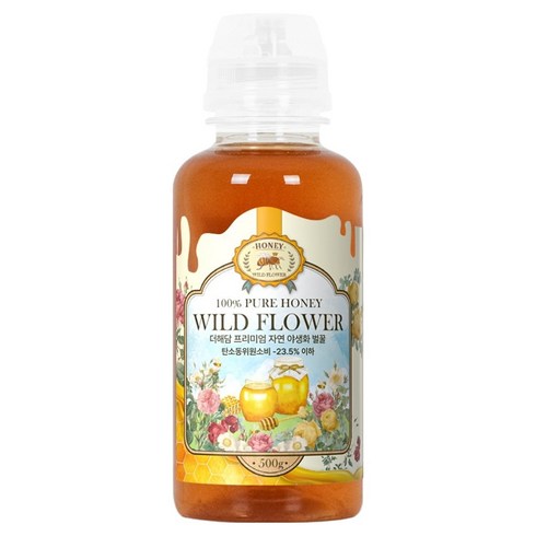THE해담 프리미엄 자연 야생화 벌꿀, 500g, 1개