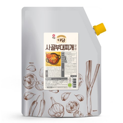 다담 사골부대찌개양념, 2kg, 1개