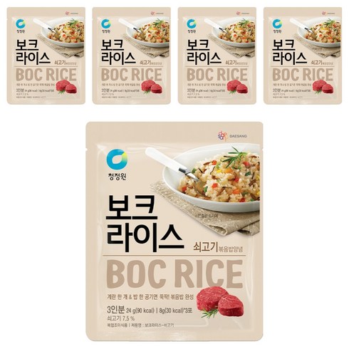 청정원 보크라이스(쇠고기) 24g, 5개