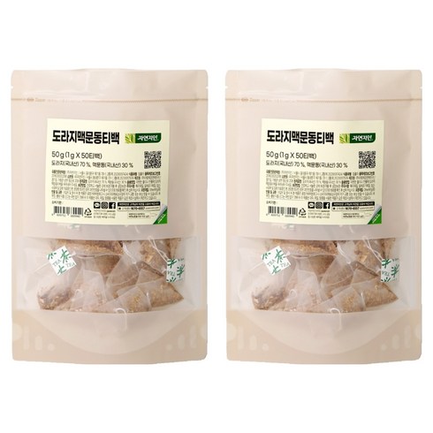 자연지인 도라지 맥문동 티백, 1g, 50개입, 2개