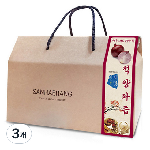 산해랑 적양파즙 30p, 3개, 3L