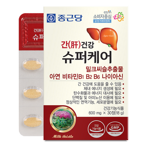 종근당 간건강 슈퍼케어, 30정, 1개