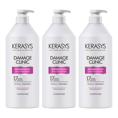 케라시스 데미지 클리닉 단백질 컨디셔너, 980ml, 3개