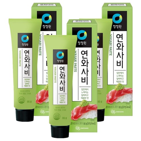 청정원 연와사비, 95g, 3개