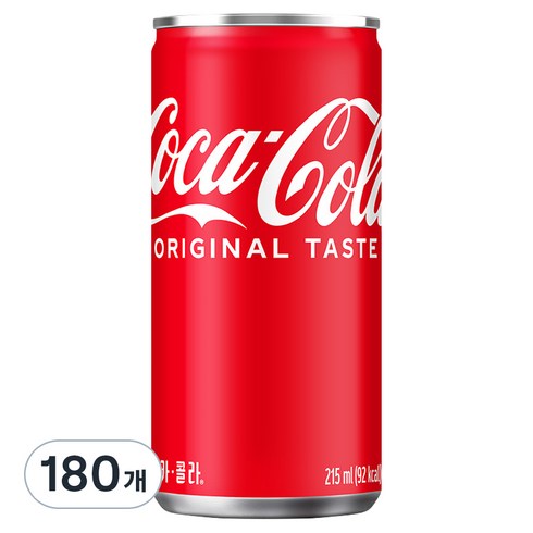 코카콜라 오리지널, 215ml, 180개