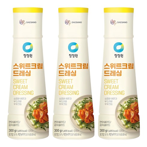 청정원 스위트크림, 300g, 3개