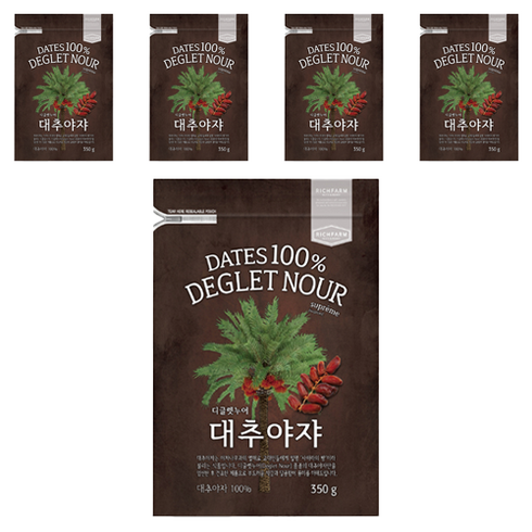 리치팜너트 대추야자, 350g, 5개