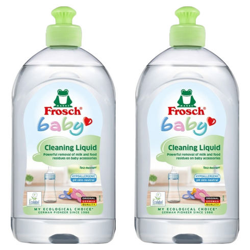 프로쉬 베이비 젖병세제, 500ml, 2개