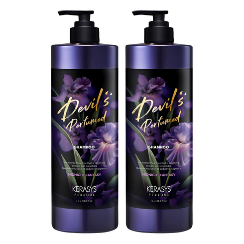 케라시스 데빌스 퍼퓸 에디션 샴푸 미드나잇 판타지, 1L, 2개