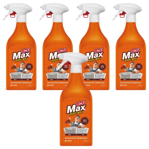 홈스타 맥스 렌지후드 클리너, 500ml, 5개