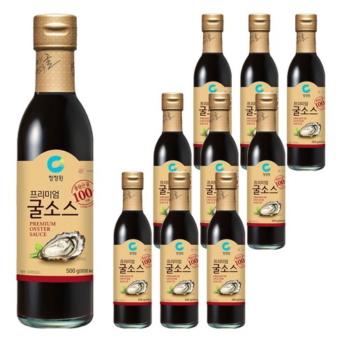 청정원 프리미엄 굴소스, 500g, 10개