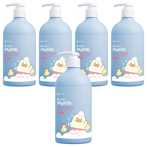 그린핑거 마이키즈 프레쉬 샴푸, 500ml, 5개