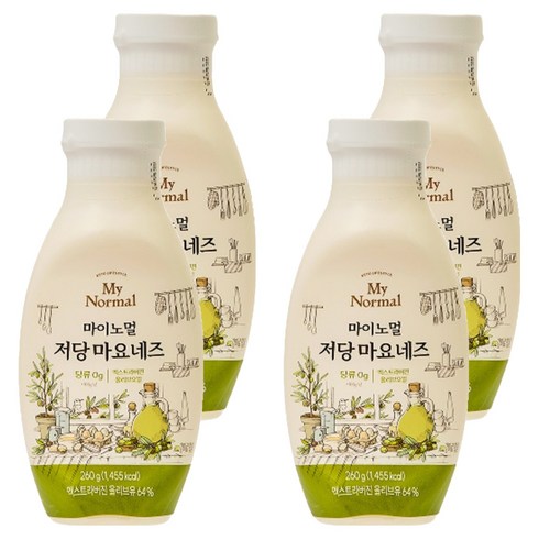 마이노멀 저당 마요네즈, 260g, 4개
