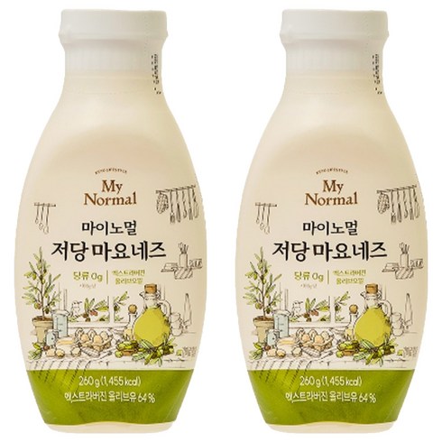 마이노멀 저당 마요네즈, 260g, 2개