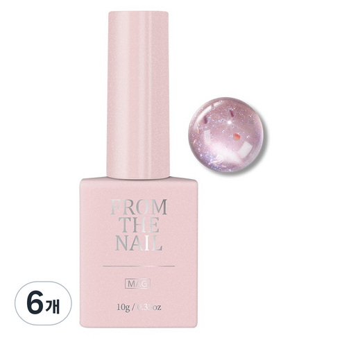 프롬더네일 MAGNET GEL 네일, FG384, 10g, 6개