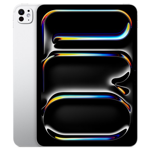 Apple 2025 아이패드 프로 11(M5 모델) 스탠다드 글래스, 실버, 256GB, Wi-Fi