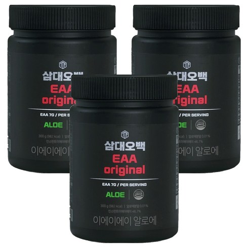 삼대오백 EAA 알로에맛, 300g, 3개