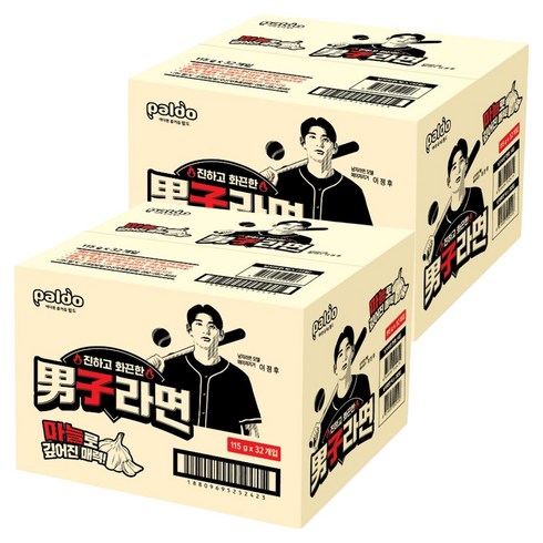남자라면 115g, 64개