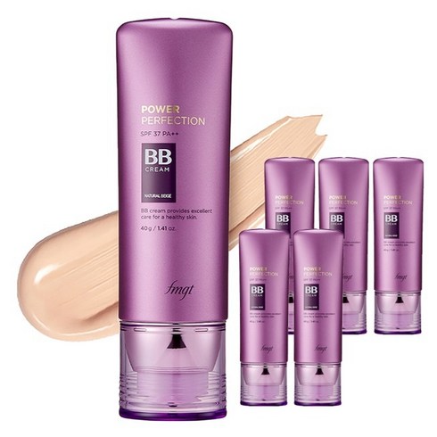 fmgt 파워 퍼펙션 비비크림 SPF37 PA++, V201 애프리콧 베이지, 40g, 6개