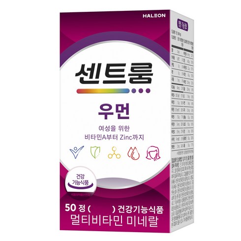 센트룸 우먼 멀티비타민 미네랄, 50정, 1개