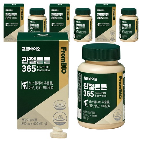 프롬바이오 관절튼튼365, 60정, 4박스