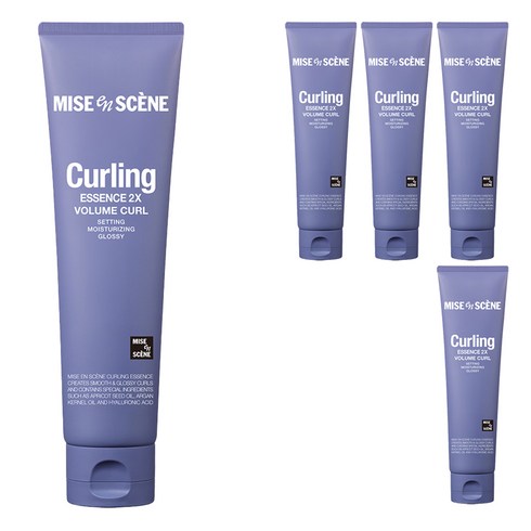 미쟝센 컬링 에센스 2X 볼륨컬, 5개, 150ml