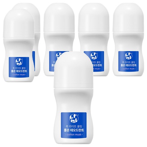 라이프홀릭 퀵 라이트 쿨링 롤온 데오드란트, 50ml, 6개