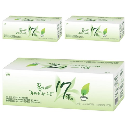 17차 몸이 가벼워지는 시간, 1.5g, 80개입, 3개