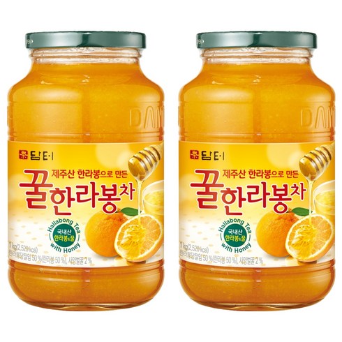 담터 꿀한라봉 액상차, 1kg, 1개입, 2개