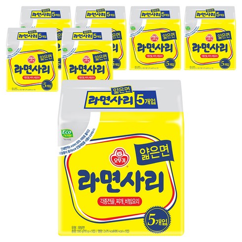 오뚜기 라면사리 얇은면 110g, 35개