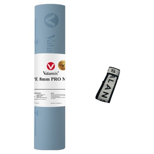 밸런시스 TPE 8mm PRO 매트, 스톤블루, 1개